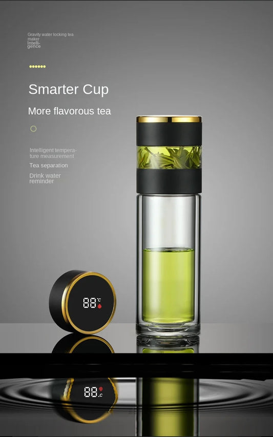 Smart LED tea thermos