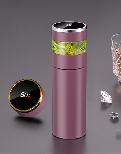 Smart LED tea thermos