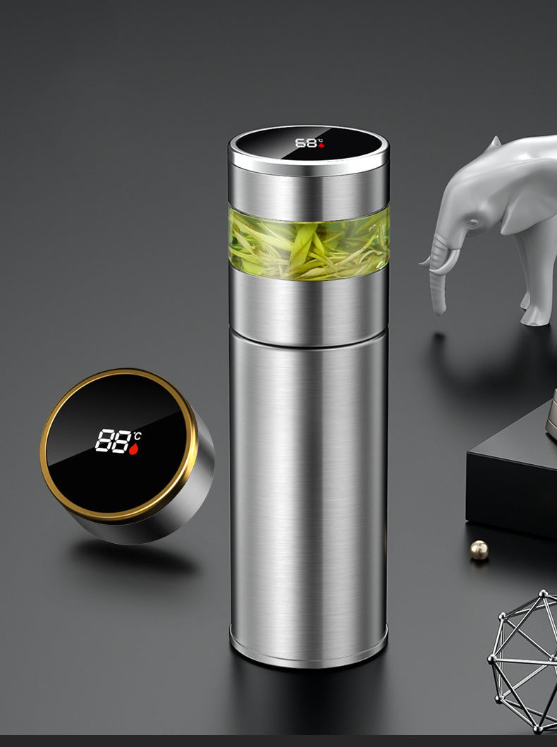 Smart LED tea thermos